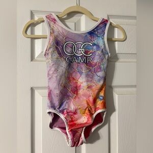 CocoVida OGC Camp Leotard YL Reversible Colorful Kids Gymnastics Leotard